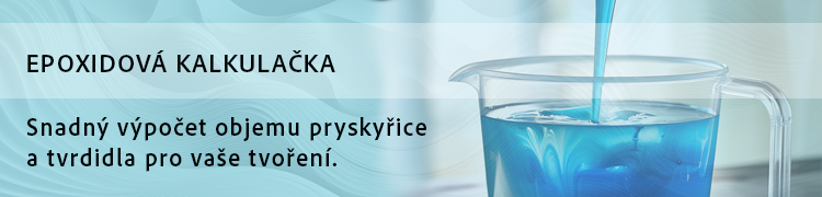 Kalkulačka objemu pryskyřice